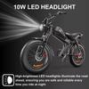 Electric Bicycle EMOKO C93 Pro 20" 1000W Motor Fully Suspended Adult Electric Bicycle 48V 35AH Max Range 150Km 7 Speed Black