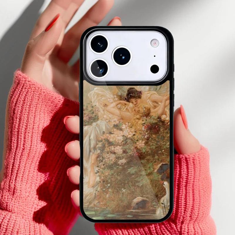 Renaissance art Painting Phone Case for iPhone 17 Air 16e 15 14 13 Pro Max Back Cover for 12 11 Pro Coque