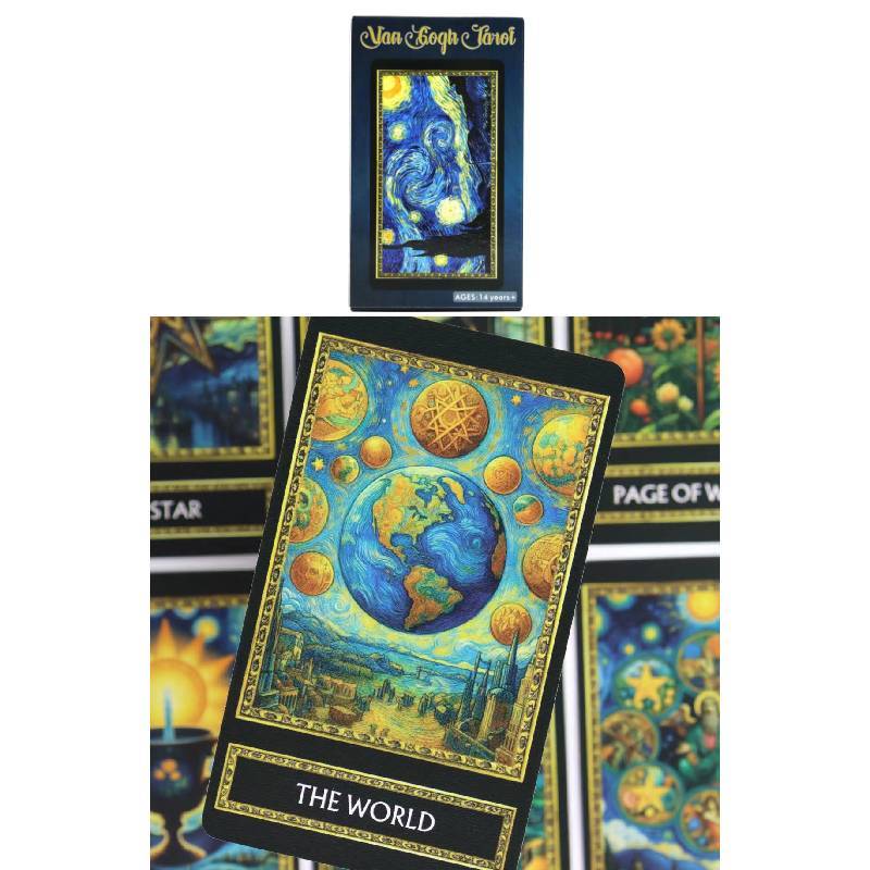 Van Gogh Tarot Cards For Beginners With Emotional And Intellectual Development Deck