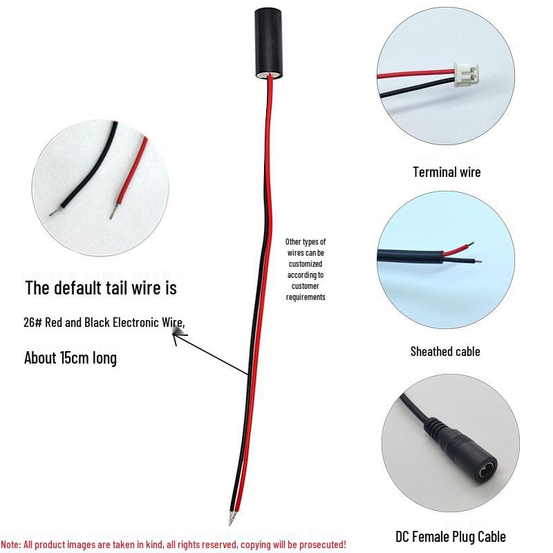 9x21mm 635nm 5mW Fixed Focus Red Laser Module