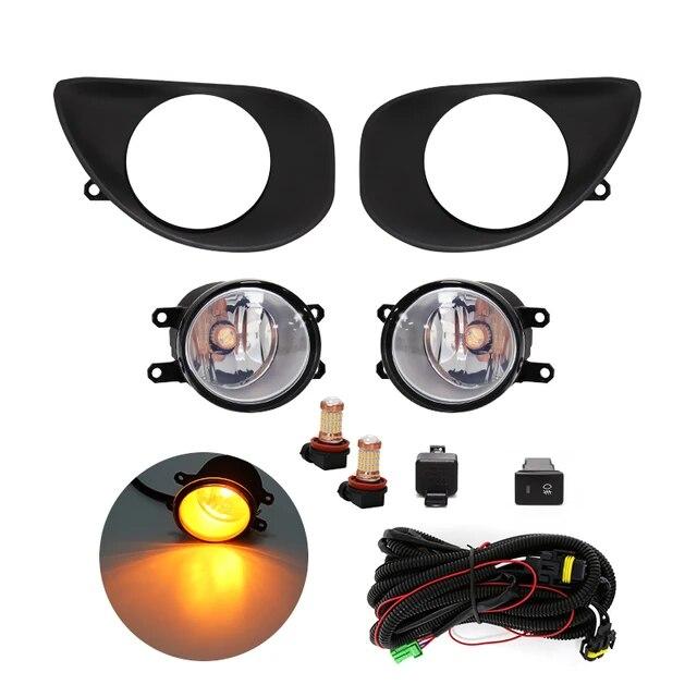 Auto Led Nebel Licht Für Toyota Yaris 2006 2007 2008 Hologen Fahren Stoßstange Lampe Tagfahrlicht DRL Tageslicht