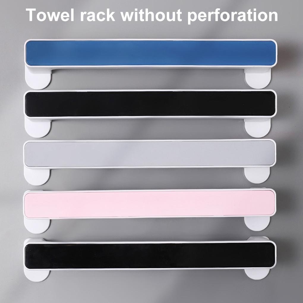 Towel Rack Hanger Plastic Rag Bar Dish Cloth Hanging Storage Shelf for Kitchen Toilet Bathroom