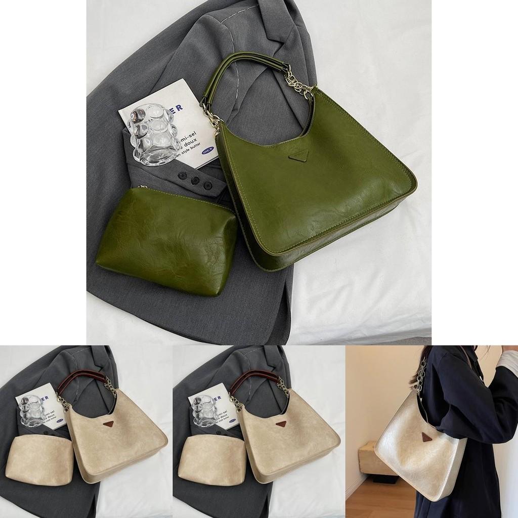 Vintage Chic Large Tote Bag For Women With Unique Design And Soft Polyester Material