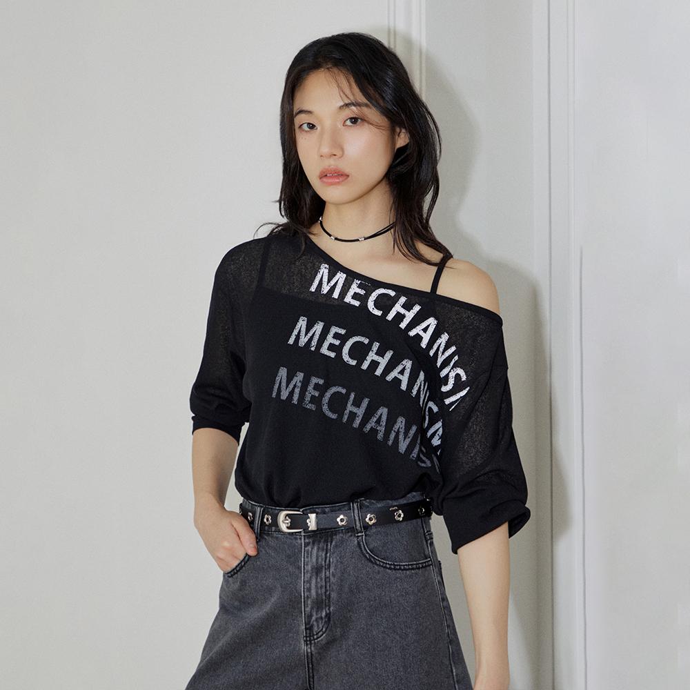 LAP Mechanism One-Shoulder T-Shirt Ar2Ct564