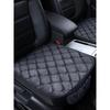 2pcs Short Plush Gentle Down Car Seat Cushions with Non-slip Bottom and Storage Bag, Universal Vehicle Truck SUV Office Chair