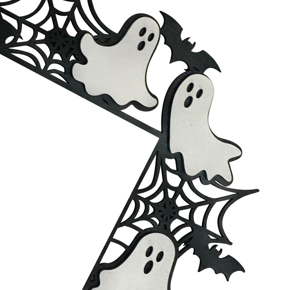 Halloween Door Corner Sign Ornament Creative Door Sign Decor Festival Theme Wooden Novel Festival Decoration Crafts