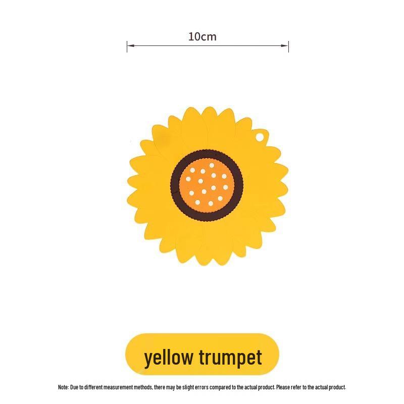 

Подсолнух Термостойкий Резиновый Плейсмат с Цветочным Узором для Обеда - Защитник Столовой Посуды от Ожогов