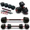 Bitumen Weights 2X20 Kg With Connector Set of Plates 40Kg Barbell Bar