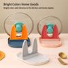 Pot Lid Holder Reusable Countertop Organization Spatula Rack Shelf Washable Storage Kitchenware Counter Rest Organizer