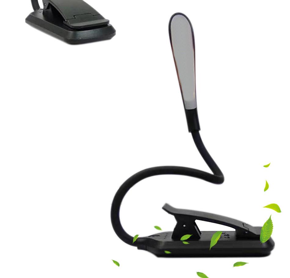 SeeKajia USB Rechargeable LED Clip-On Eye Protection Reading Light