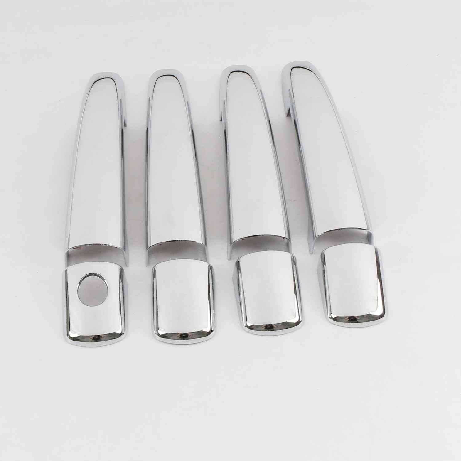 

For Peugeot 208 2012 2013 2014 2015 2016 2017 2018 ABS Glossy Carbon Fiber DOOR HANDLE COVER TRIMS CAR STYLING ACCESSORIES срібний
