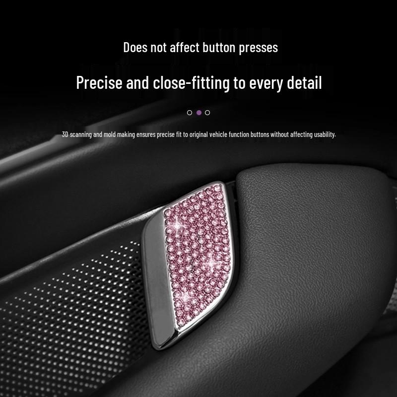 Xiaomi SU7 Diamantbesetzte Innenraumaufkleber für Mittelkonsole und Auto-Logo-Personalisierung