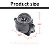 1x Ball Shaped Vehicle Navigation Car Compass w/ Dial Sea Pivoting Marine Boat Compass Splashproof Sea Marine Electronic Compass