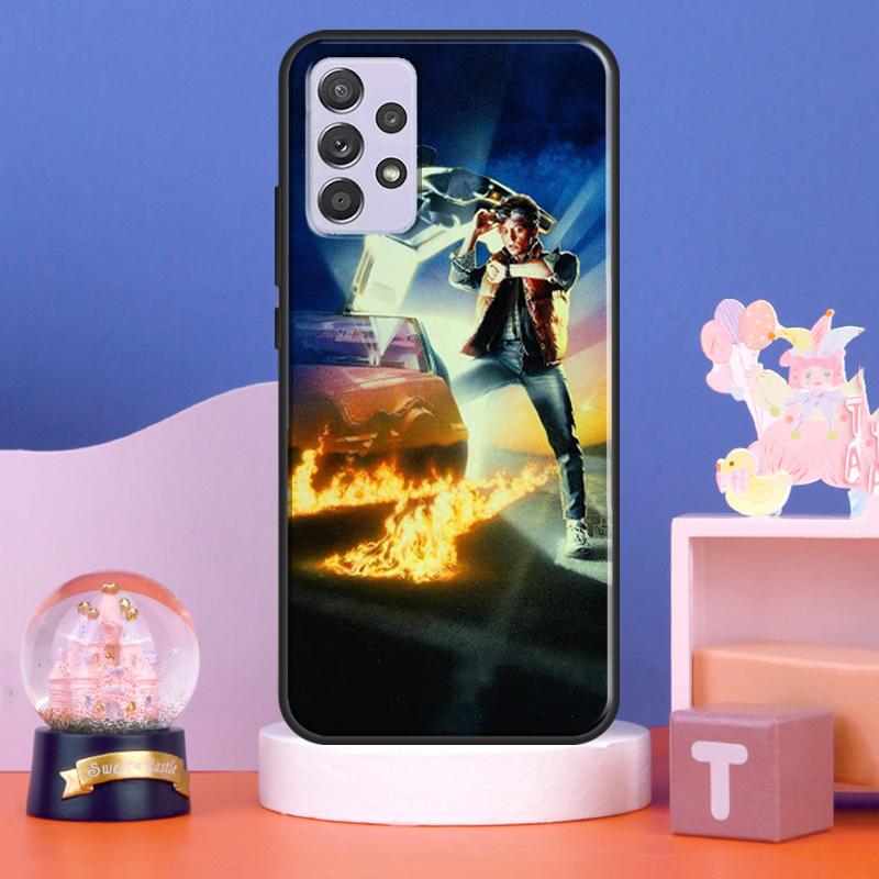 Back To the Future Car Case For Samsung Galaxy A15 A35 A55 A56 A06 A16 A26 A36 A32 A52 A13 A33 A53 A14 A34 A54 A17