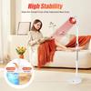275W Adjustable Infrared Heat Lamp for Muscle&Joint Pain Relief, 360° Rotatable Infrared Therapeutic Light, 0-115℃ Temp Control