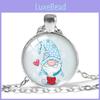Adorable Christmas Gnome Sweater Pendant Necklace With Charming Alloy Chain And Unique Geometric Style