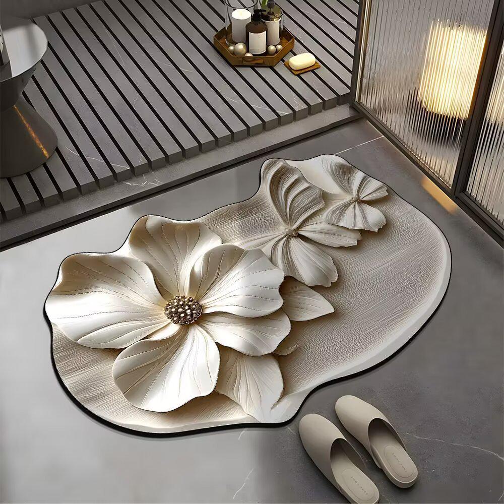 Diatom Mud Stain-Resistant Quick-Dry Bathroom Mat