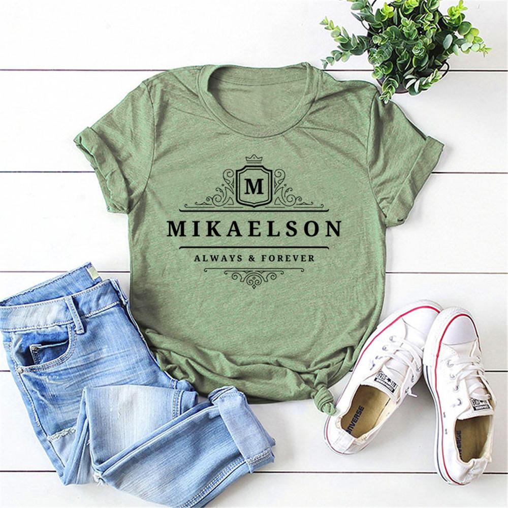 Vampire Diaries Tshirt Mikaelson Always and Forever Shirt Original Vampires Mystic Falls Tee Salvatore Brothers Shirts Fans Top