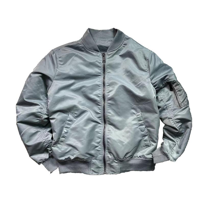 Men's Bomber Jacket Lightweight Flight Jackets Casual Softshell Varisty Jacket for Men Fashion Casual Solid Color Windbreaker In Spring Autumn
