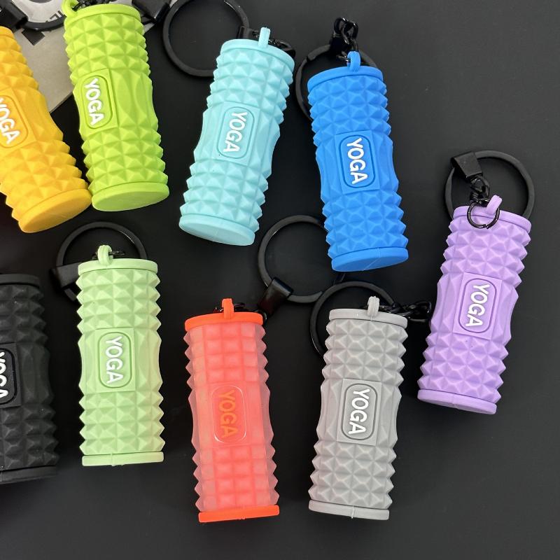 Finger Massage Mini Foam Roller Silicone Sports Style Foam Roller Shaped  Trinket Anti-Lost