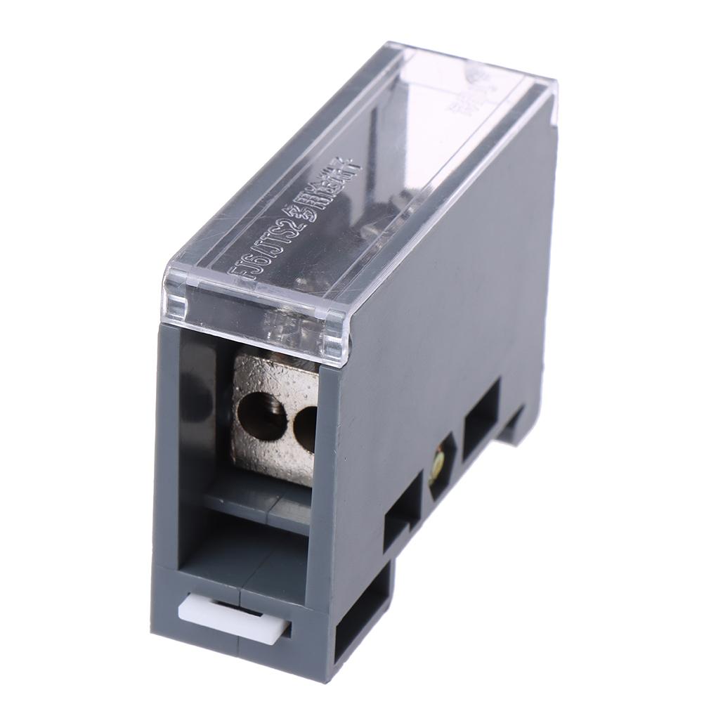 One In Multiple Out Din Rail Terminal Block 150A Universal Distribution Box Wire Connector Abs/Copper Power Junction Box