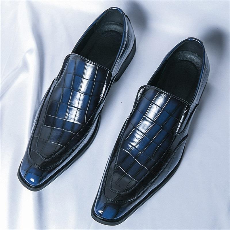 

Мода Новое поступление Дизайнерская мода Мужские Зеленые Синие Черные Челси Повседневная обувь Формальное Свадебное платье Выпускной вечер Обувь Zapatos Hombre 38