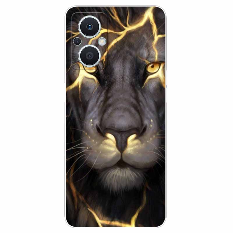 Soft Case for Reno8 Lite Cover Print TPU Silicone Clear Funda Cases for OPPO Reno 8 Lite 5G Case Reno8Lite Slim Landscape Cat