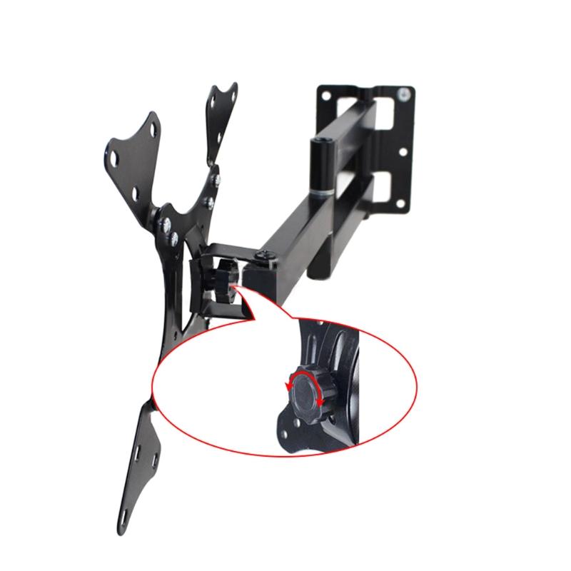Suport de montare pe perete TV rezistent Suport retractabil Vesa pentru televizor de 14-37 inchi pentru sufragerie dormitor