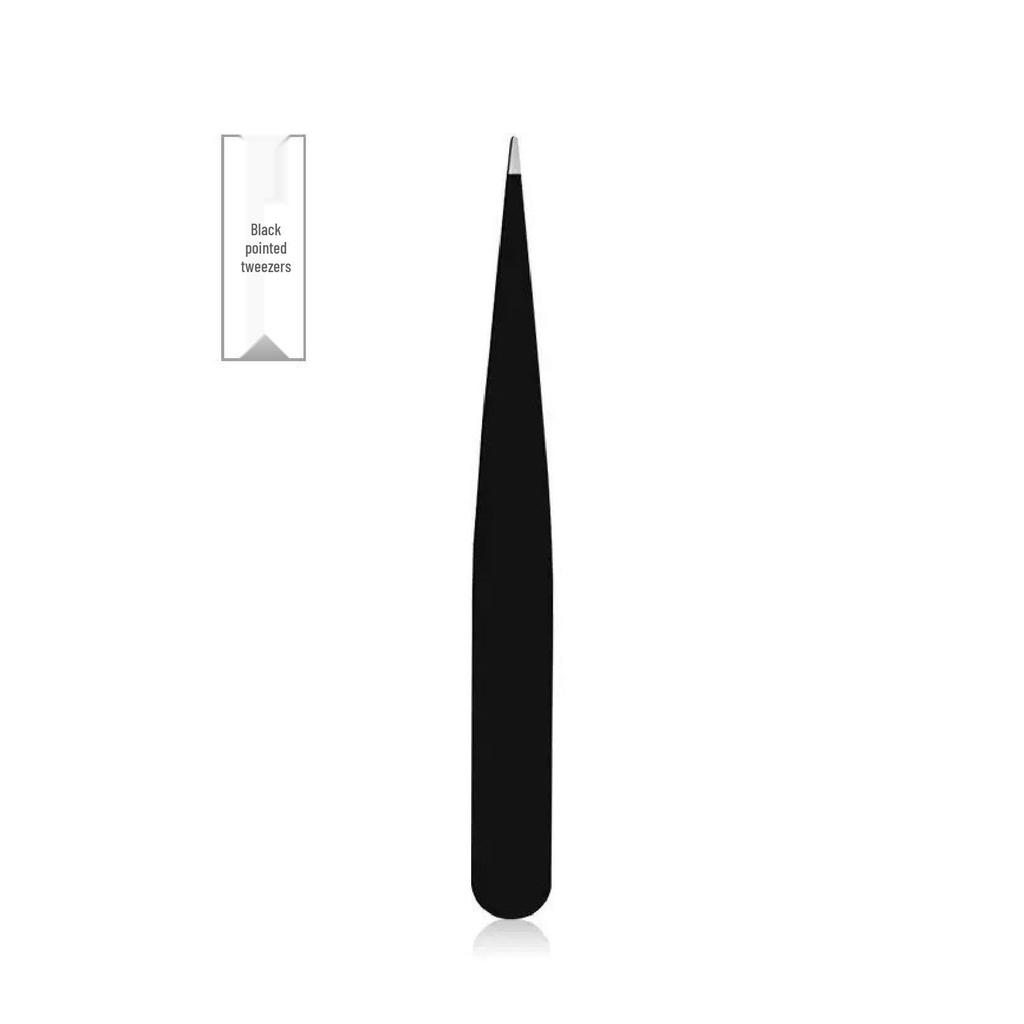 Stainless Steel Eyebrow & Beard Tweezers - Small, Precise, Household Plucking Tool