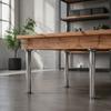 With Non Slip Pads Furniture Legs Stainless Steel Furniture Feet  Heavy Furniture Stabilization
