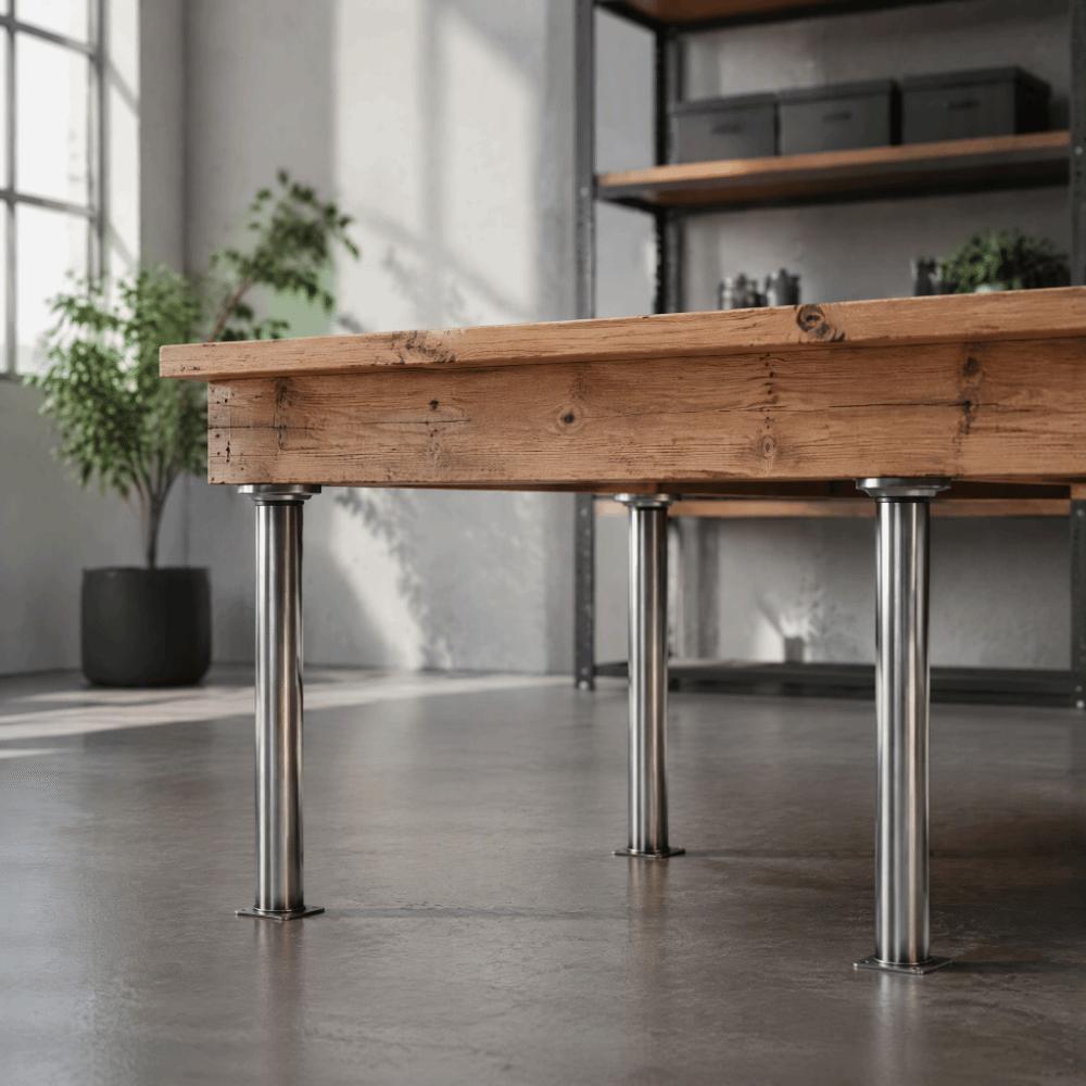 Stainless Steel Furniture Legs Cabinet Support Legs  Heavy Furniture Stabilization
