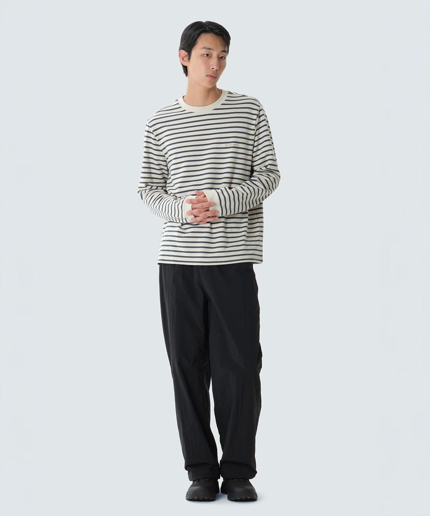 Snow Peak LIGHT TASLAN PANTS Soft Size M Lightweight, Durable, Touch, Men's, BLACK