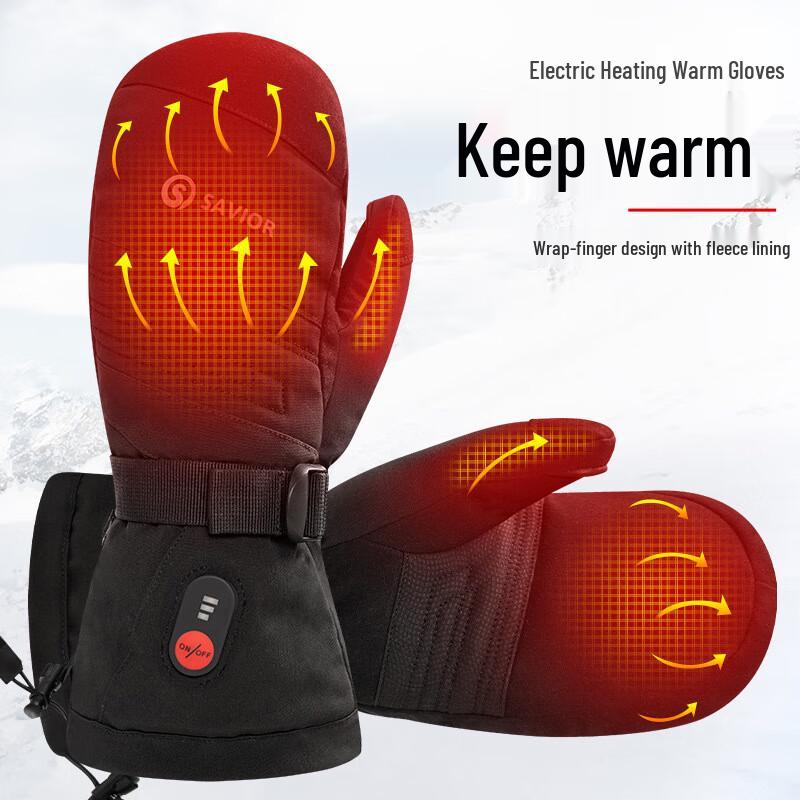 REACH STAR SAVIOR Heated Touchscreen Ski Gloves