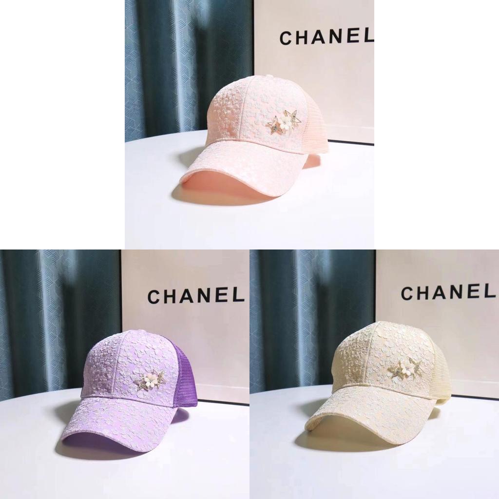 Spring Summer Mesh Baseball Cap With Rhinestones And Star Embellishments For Womens Sun Protection