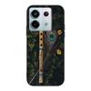 Peacock Feathers Case for Xiaomi Redmi Note 10 8 8T 9 10S 11S 11 7 12 12S 11E 13 Pro Plus Soft TPU Black Phone Cover