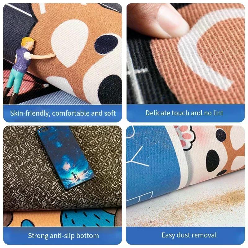 Printed Dish Drying Mat Super Absorbent Coffee Drain Pad Tableware Draining Pad Quick Dry Rug Kitchen Dinnerware Placemat