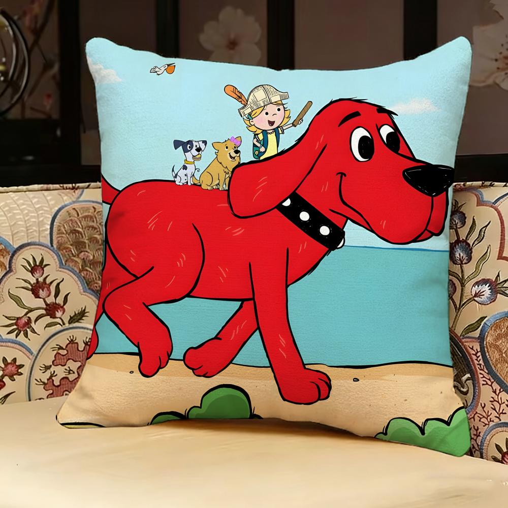 CClifford Der große rote Hund Kissenbezug Kissenbezug Zweiseitig Bedruckt Sofakissen Schlafzimmer Kopfteil Kissen