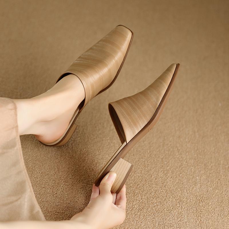 Fashion 2025 New Summer Women Slipers Woman Shoes Fashion Mules Slippers Shoes for Women Zapatos Mujer Embroider Ladies Shoes