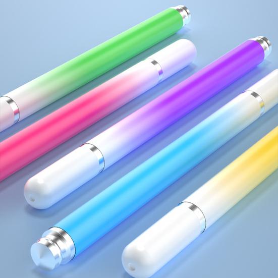 Tablet Stylus Sensitive Transparent Disc Nib Gradient Color Widely Compatible Precise Smooth Writing