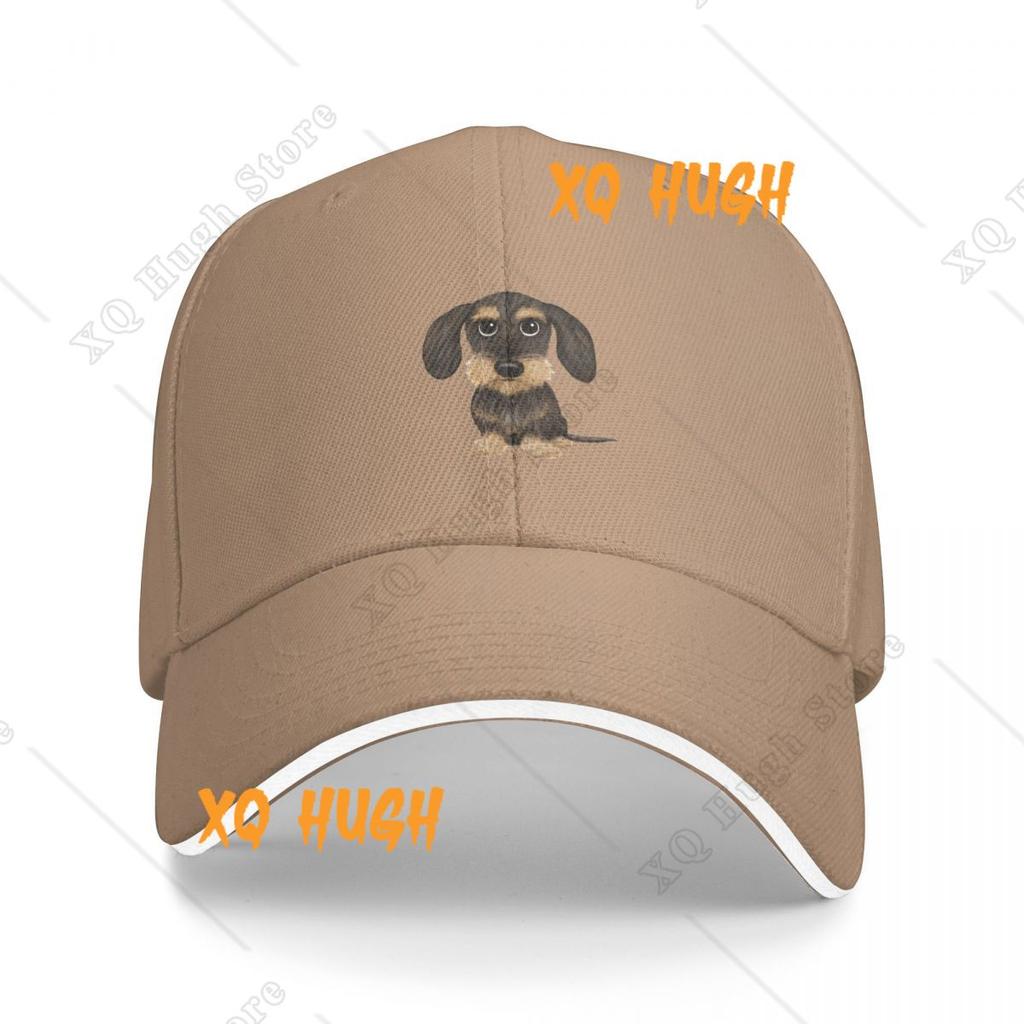 Wirehaired Dachshund Cute Wire Haired Wiener Dog Wild Boar And Tan Teckel Cap Casual Baseball Caps Adjustable Hat Baseball Hats