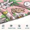 1 Stück Süße Cartoon-Print Flanelldecke, Hohe Qualität, Bequem für Alle Jahreszeiten, Heimdekoration, Wärme und Komfort, Perfekt für Weihnachtsgeschenke W47