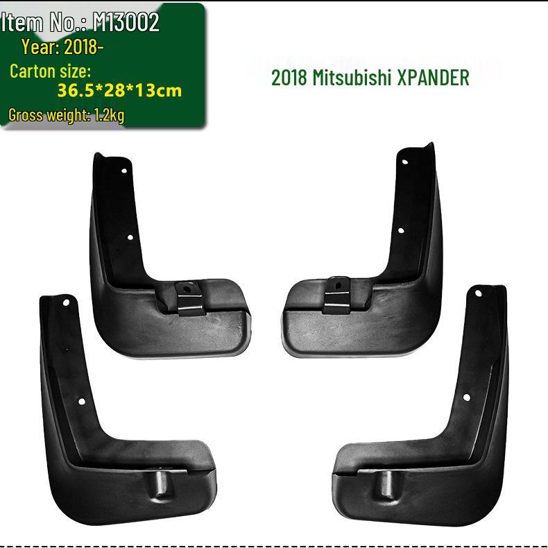 Kompatibilní kryty blatníků pro Eclipse Cross 2018 (09-2020) a ASX, Mitsubishi XPANDER.