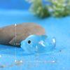 10PCS  Mini Luminous Micro Landscape Dolphin Child Animal Table Decoration Miniature Ornament Figures Toys