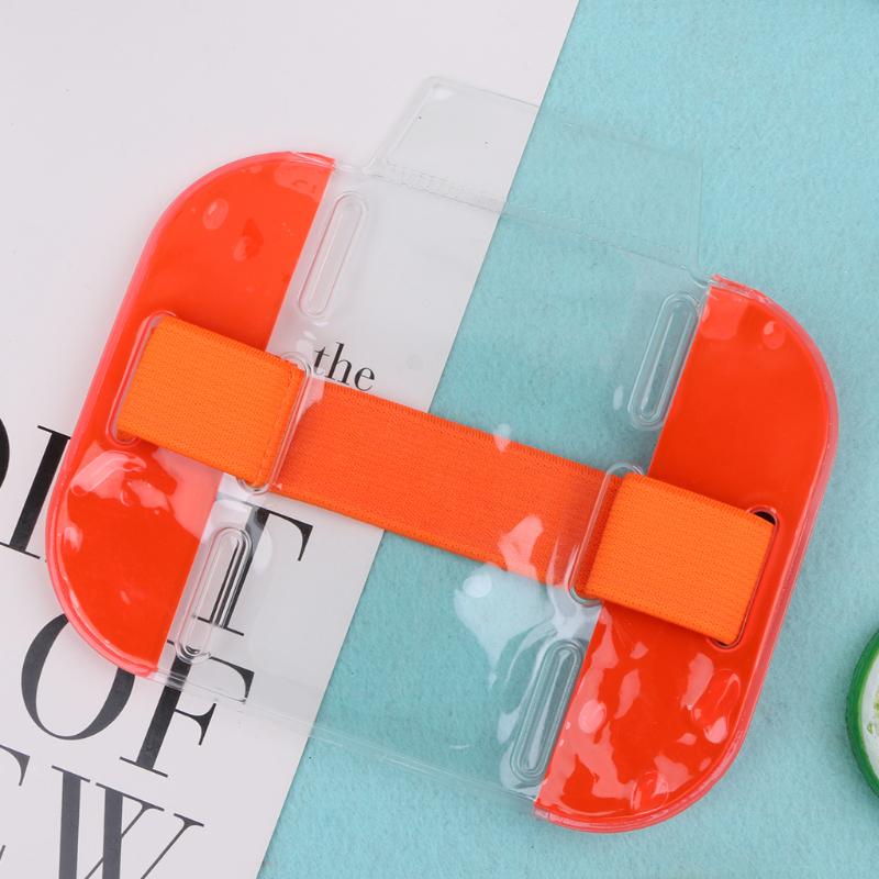 Elastic Arm Band ID Badge Holder Photo Armband Credit Card Case