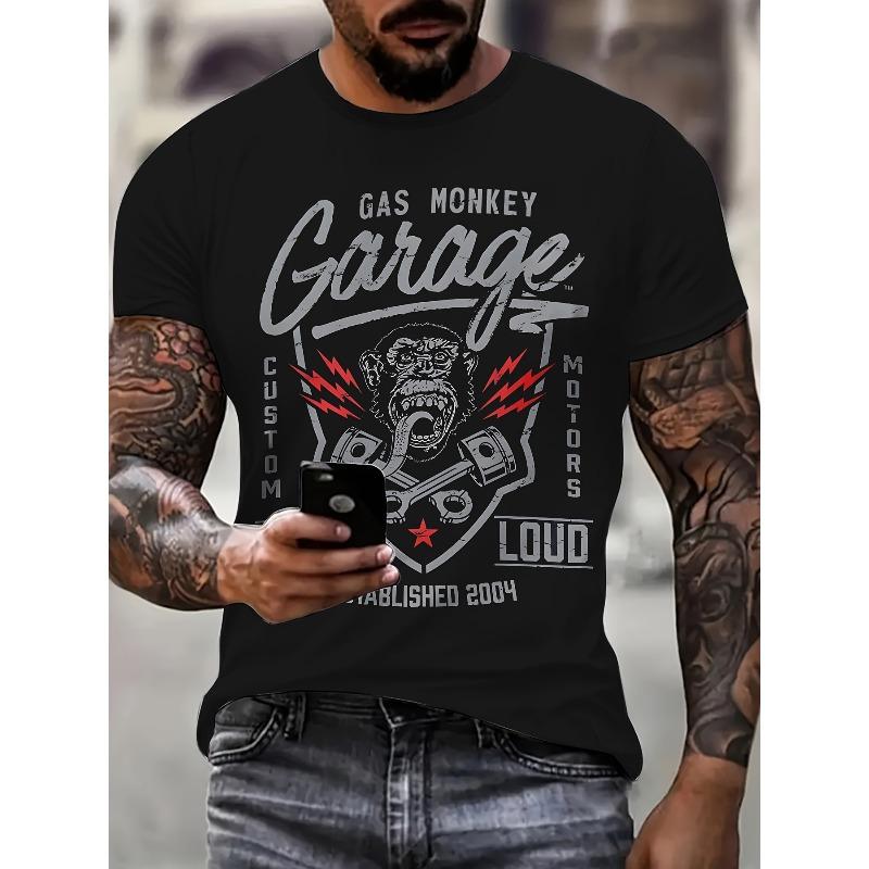 

European sizes Men s casual sports Halloween Day of the Dead themed fun printed T-shirt fashionable versatile top Men s T-shirt breathable moisture 4XL чорний