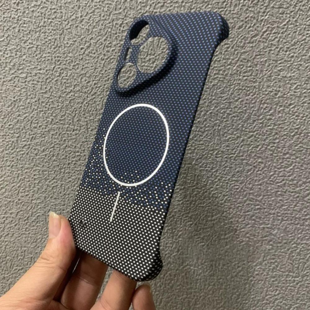 

Shockproof Ultra-Thin Carbon Fibre Frameless Case For Huawei P70 Pura70 Pro Plus Mate 70 60 50 Magnetic Wireless Charging Cover For P70