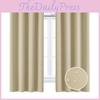 Sun Waterproof Outdoor Blocking Curtain With Grommets For Balcony Patio Spaces