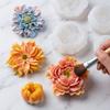 Nonstick Mousse Cake Decorating Flexible Candle Mold 3D Flower Silicone Mold  Soap Crafting