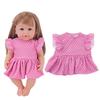 12" African Black Doll In Rose Red Polka Dot Dress - Cute Accessories Included