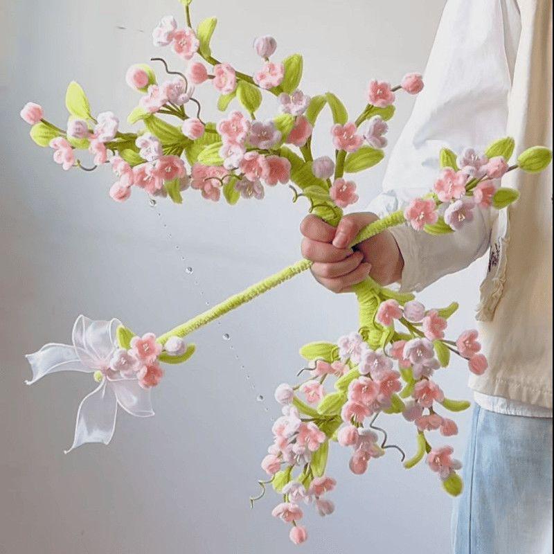 Spring Peach Blossom Bow & Arrow DIY Kit: Handmade Creative Gift for Girls, Best Friends, or Photography Prop